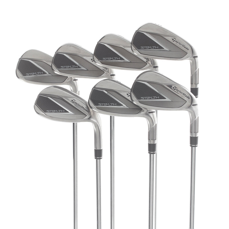 TaylorMade Stealth Steel Mens Right Hand Irons 5-SW Regular - KBS Max MT 85