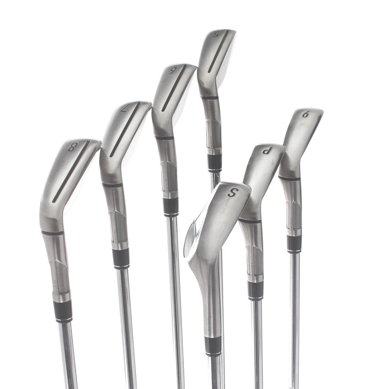 TaylorMade Stealth Steel Mens Right Hand Irons 5-SW Regular - KBS Max MT 85