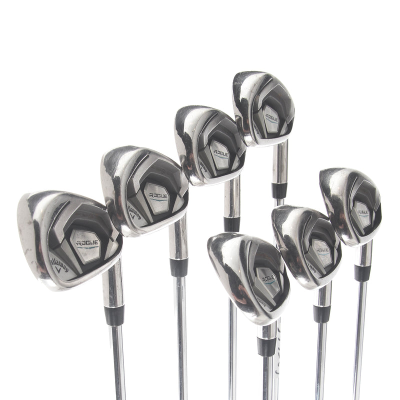 Callaway Rogue CF18 Steel Mens Right Hand Irons 4-PW Regular - XP95 ST115 R300
