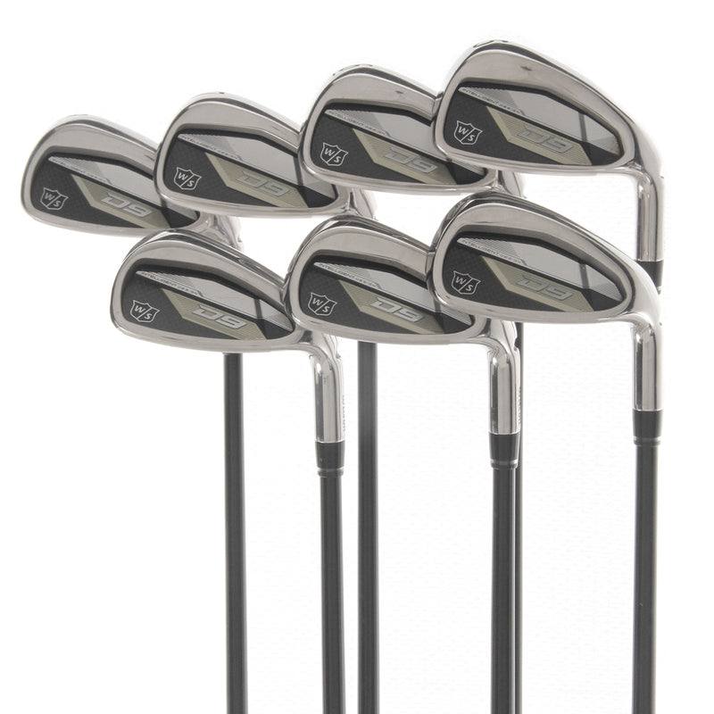 Wilson D9 Graphite Mens Right Hand Irons 5-GW Regular - Tensei AV Series Silver 60