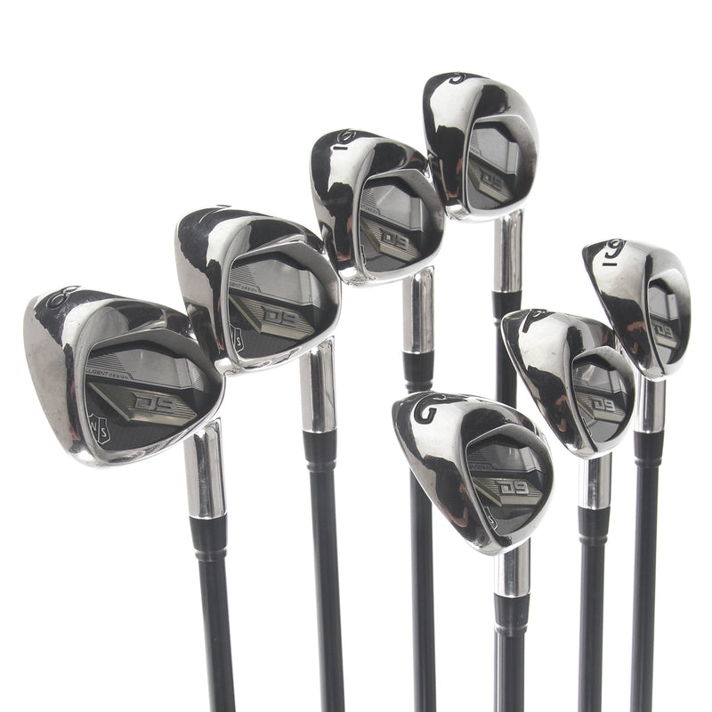 Wilson D9 Graphite Mens Right Hand Irons 5-GW Regular - Tensei AV Series Silver 60