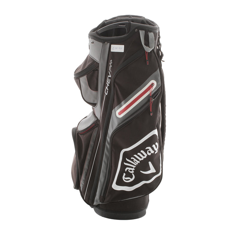 Callaway Chev 14+ Cart Bag - Black/Grey/White