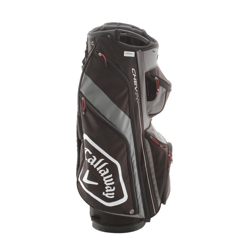 Callaway Chev 14+ Cart Bag - Black/Grey/White