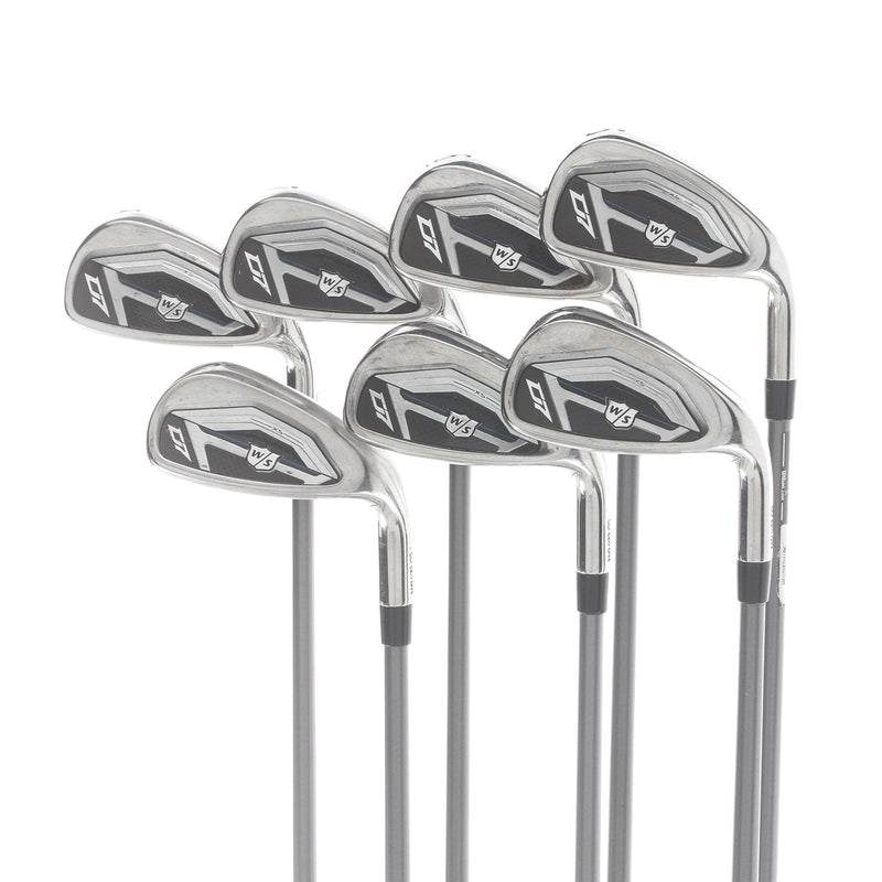 Wilson Staff D7 Graphite Mens Right Hand Irons 5-SW Regular - UST Mamiya Helium