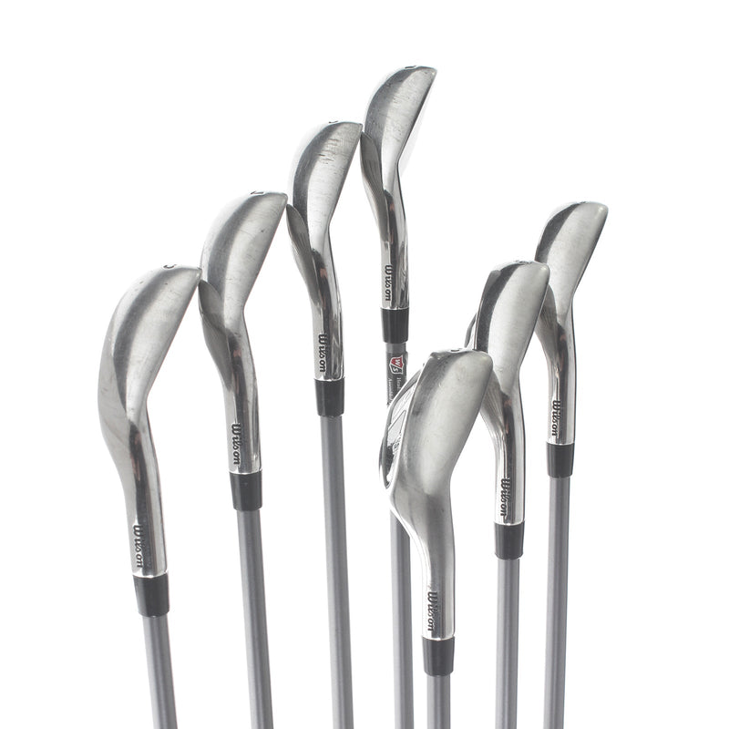 Wilson Staff D7 Graphite Mens Right Hand Irons 5-SW Regular - UST Mamiya Helium