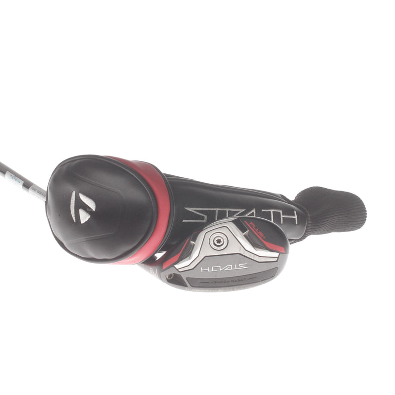 TaylorMade Stealth Plus Graphite Mens Right Hand 3 Hybrid Stiff - HZRDUS Smoke RDX Red 80g