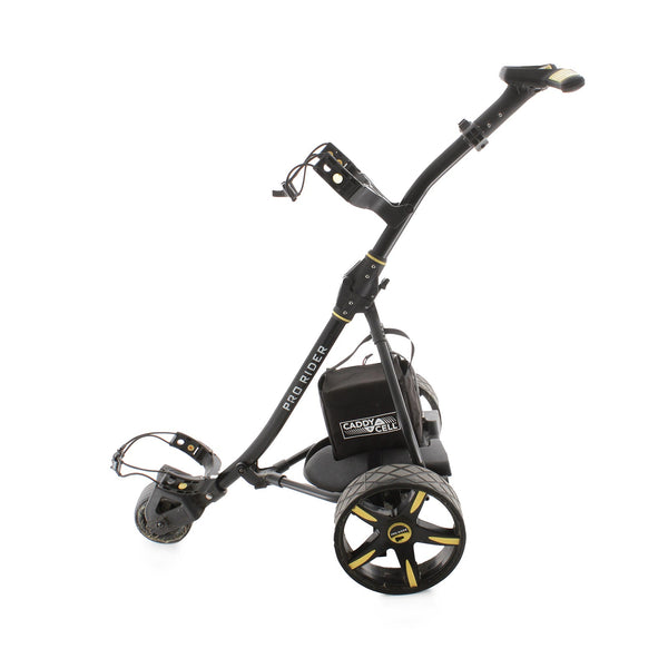 Pro Rider 3-Wheel Electric Trolley 18 Hole Lead Acid - Black
