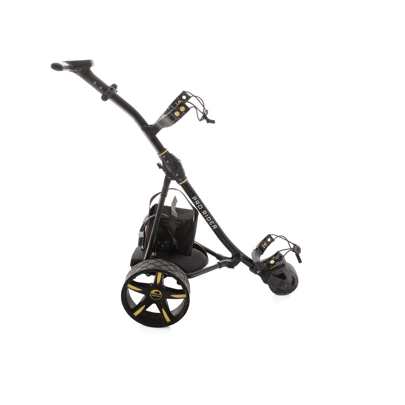Pro Rider 3-Wheel Electric Trolley 18 Hole Lead Acid - Black