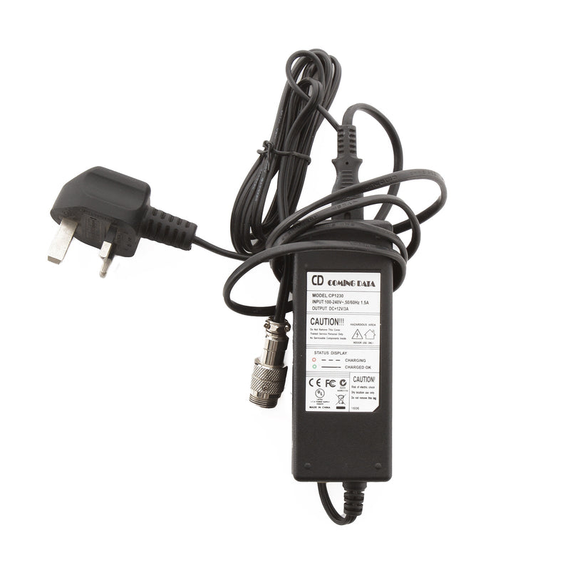 Pro Rider 3-Wheel Electric Trolley 18 Hole Lead Acid - Black