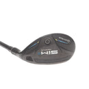 TaylorMade Sim 2 Graphite Mens Right Hand 4 Hybrid Stiff - HZRDUS RDX Smoke Black 6.0 60g