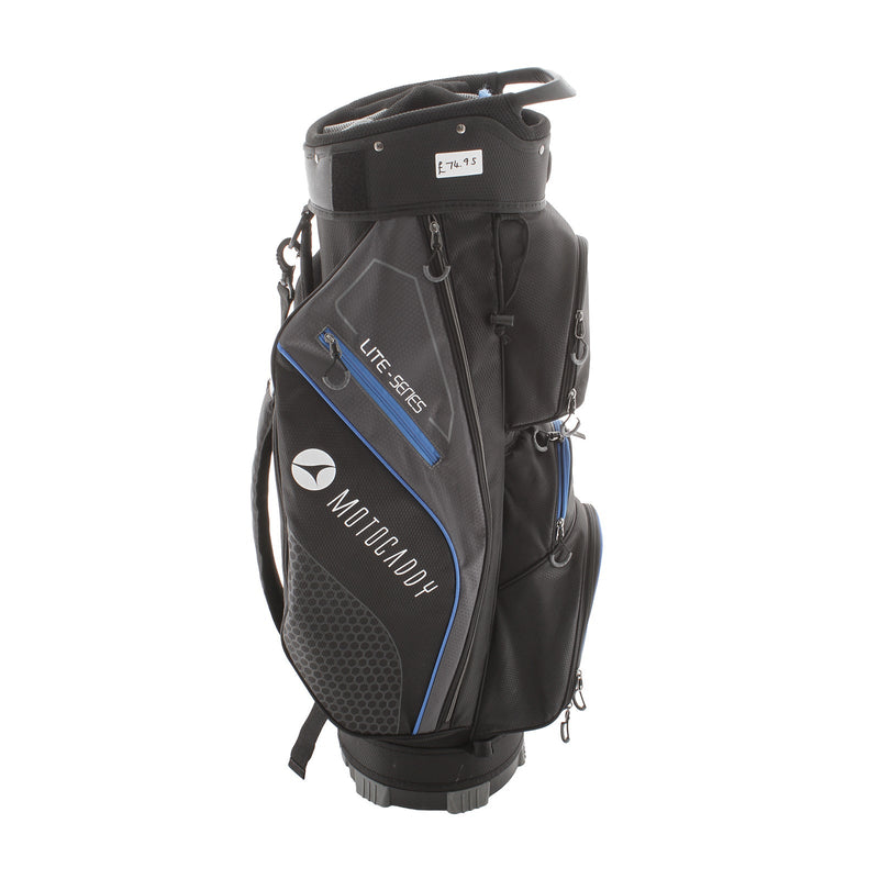 Motocaddy Lite Series Cart Bag - Black/Blue