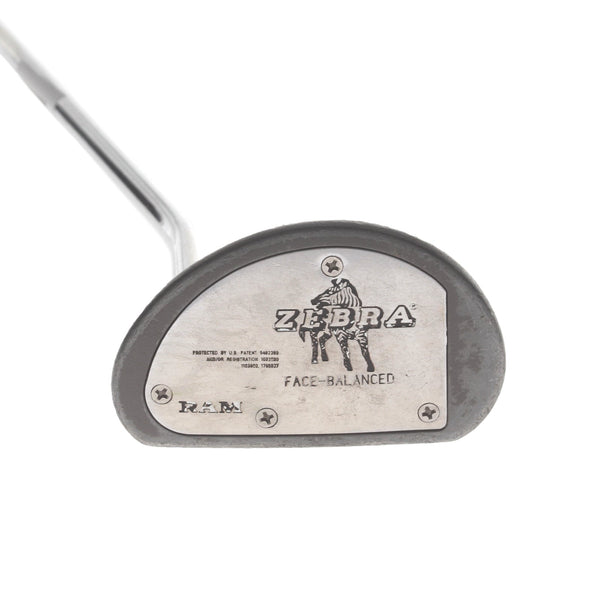 Ram Zebra Mens Right Hand Putter 34" Mallet - Golf Pride Sofftie