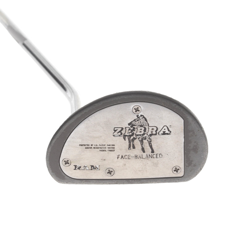 Ram Zebra Mens Right Hand Putter 34" Mallet - Golf Pride Sofftie
