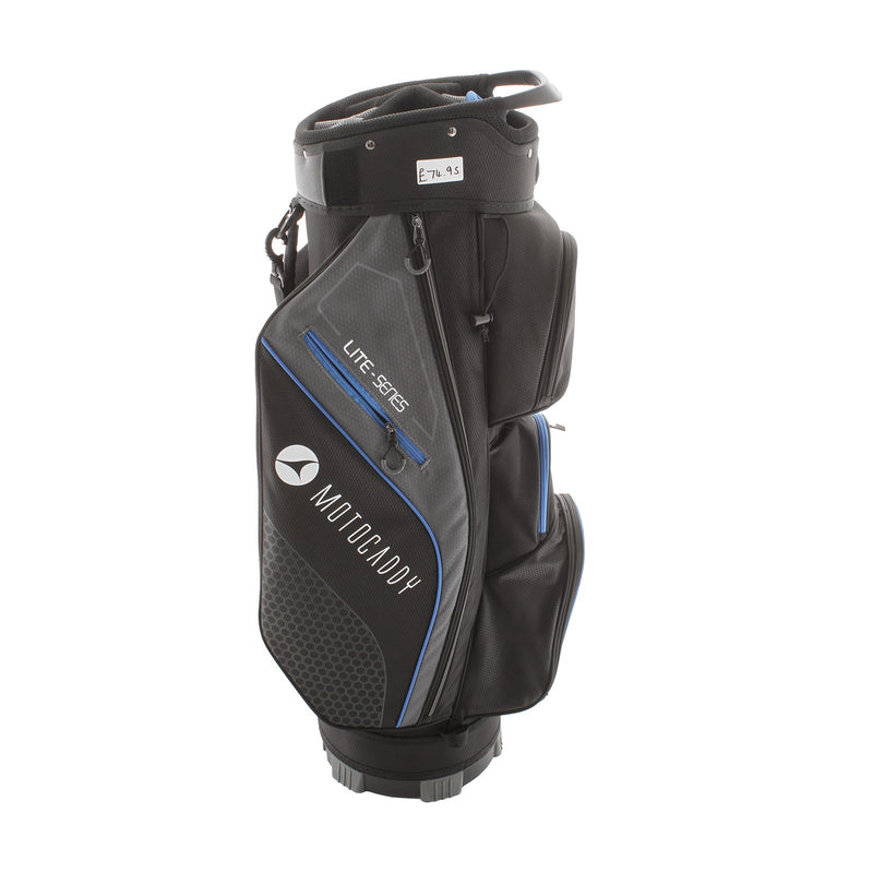 Motocaddy Lite Series Cart Bag - Black/Blue