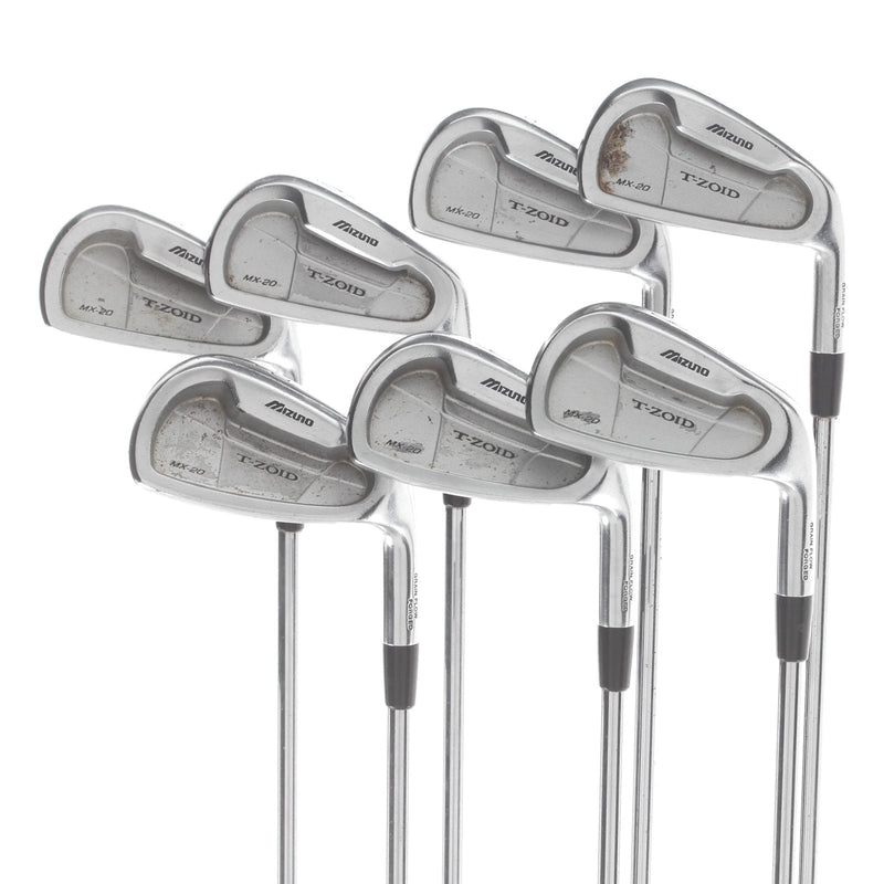 Mizuno MX-20 T-Zoid Steel Mens Right Hand Irons 3-PW Regular - Dynamic Gold