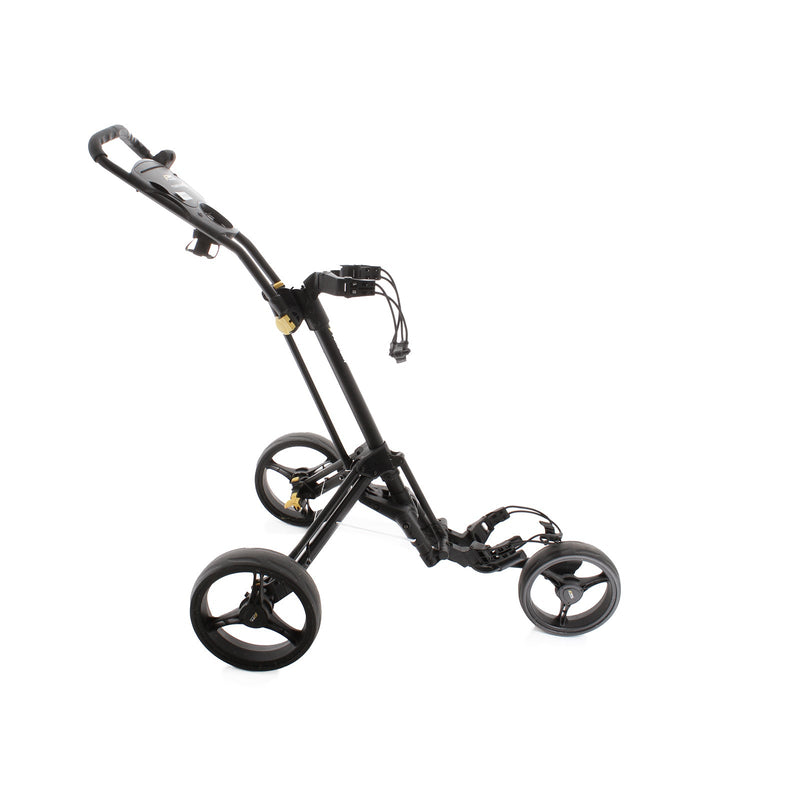 PowaKaddy Twinline 5 3-Wheel Push/Pull Trolley - Black
