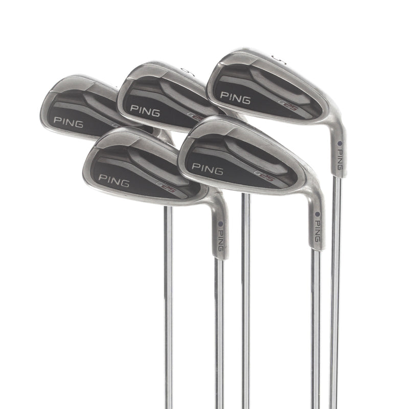 Ping G25 Steel Mens Right Hand Irons 5-9 Blue Dot 0.75* Upright Regular - Ping CFS