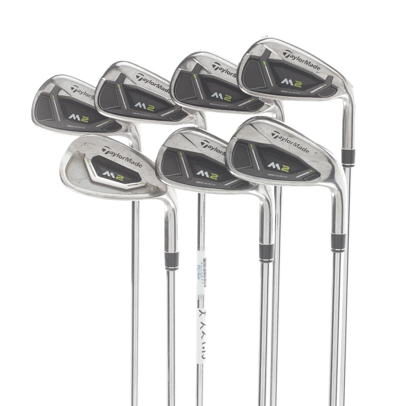 TaylorMade M2 2017 Steel Mens Right Hand Irons 5-SW Regular - REAX 88
