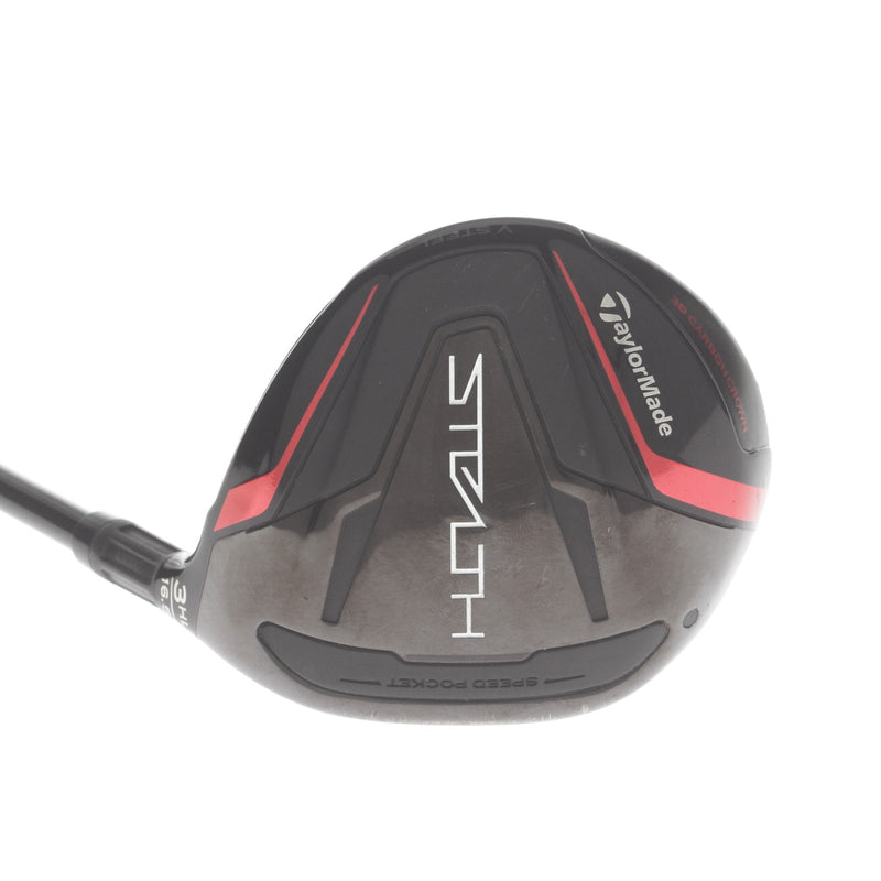 TaylorMade Stealth Graphite Mens Right Hand Fairway 3 Wood 16.5* Regular - Ventus Red TR FW 5-R