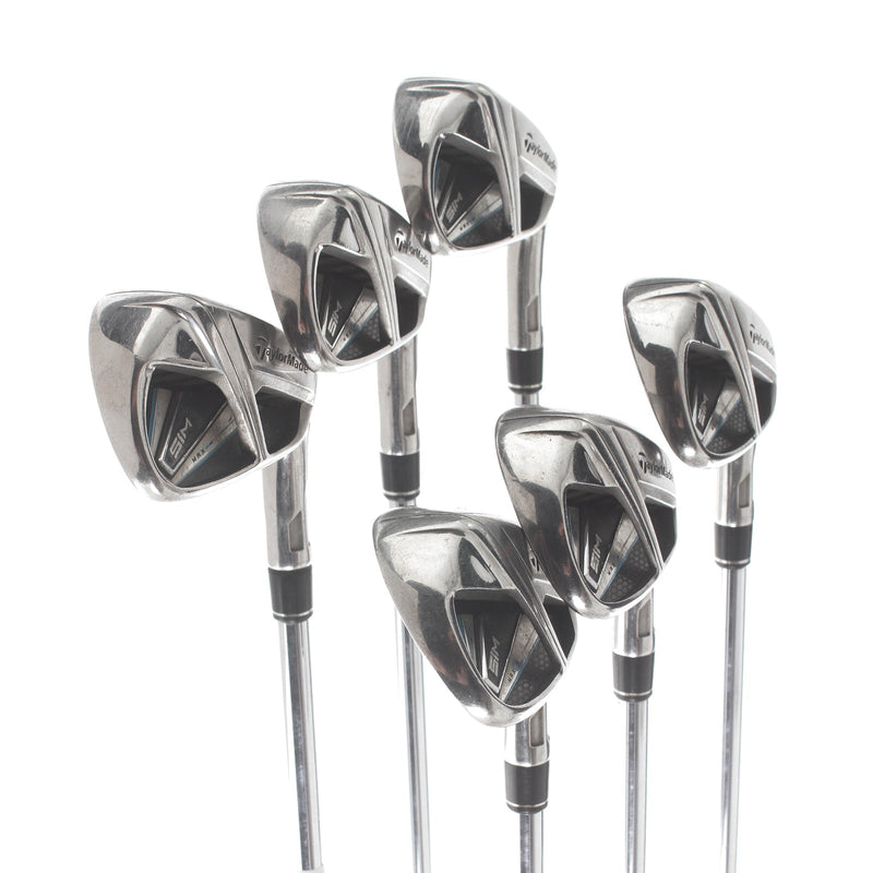 TaylorMade Sim Max Steel Mens Right Hand Irons 5-PW Regular - KBS Max 80