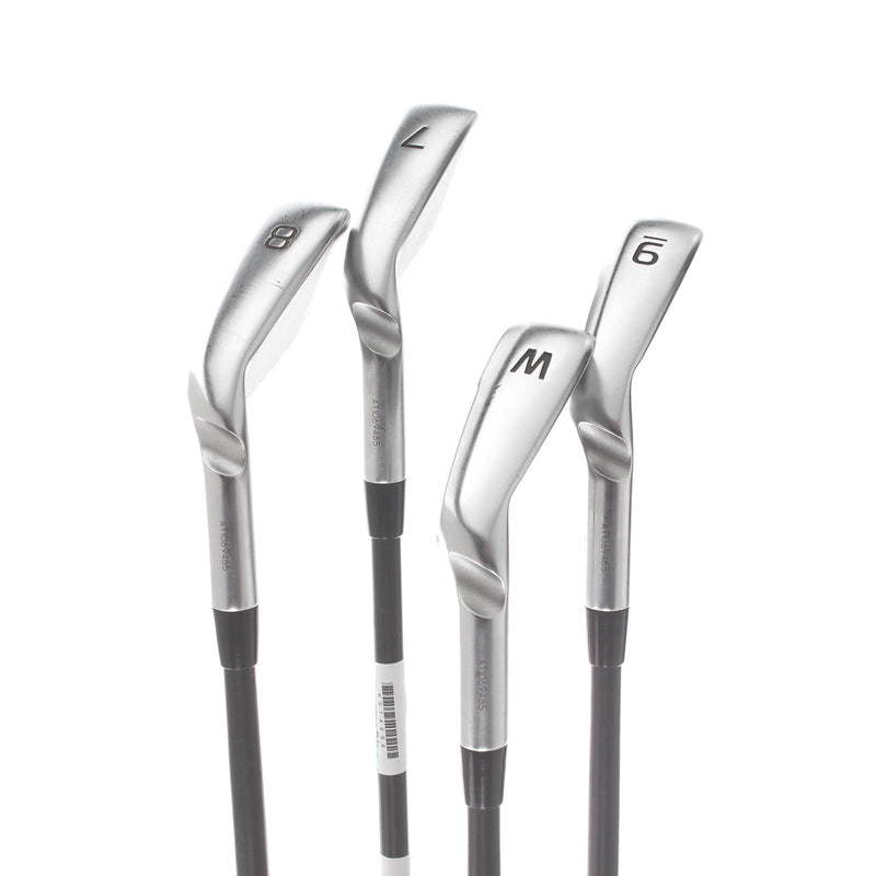 Ping G430 Graphite Mens Right Hand Irons 7-PW Red Dot 1* Flat Regular - Ping AWT