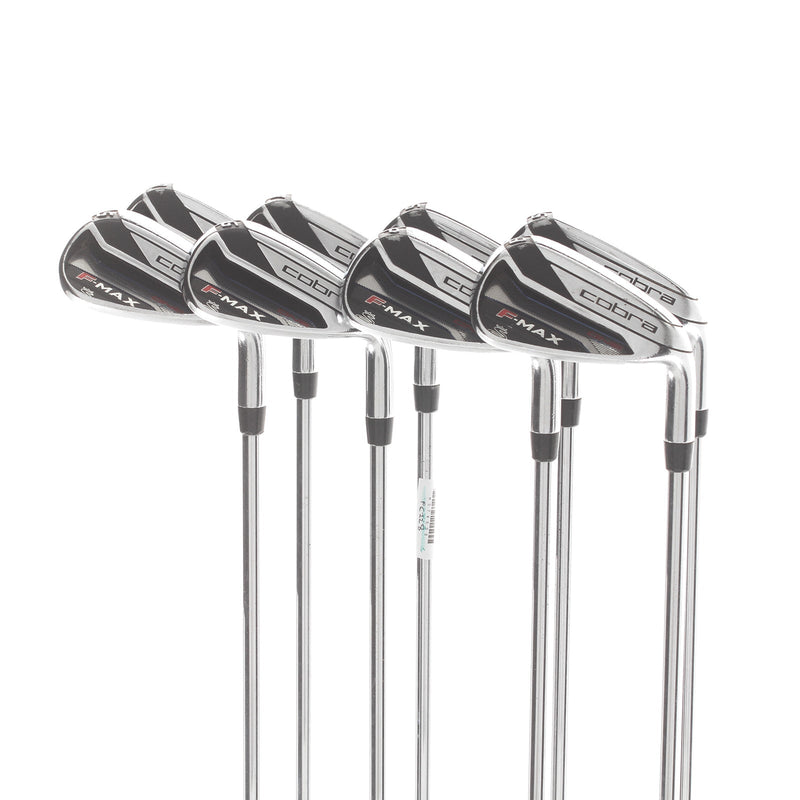 Cobra F-Max One Length Steel Mens Right Hand Irons 5-GW+SW Regular - True Temper One Length