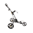 iCart Go 3-Wheel Push/Pull Trolley - Black/Grey/Yellow