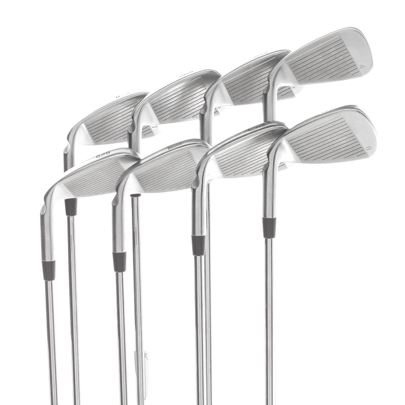 Ping G425 Steel Mens Right Hand Irons 4-SW White Dot 3* Upright Stiff - Ping AWT 2.0