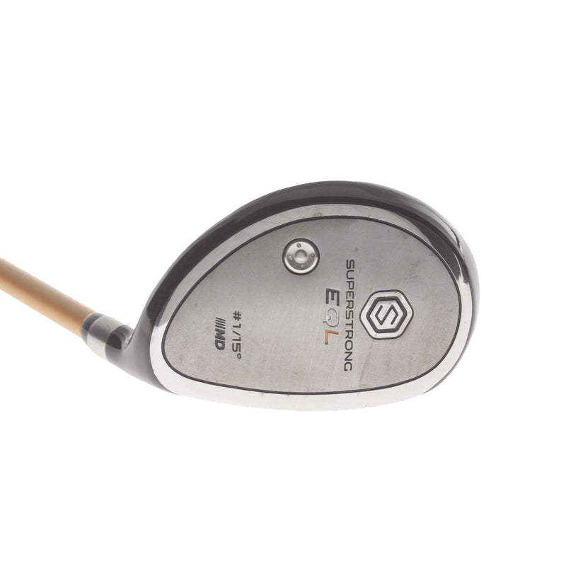 MD Golf Superstrong EQL Graphite Mens Right Hand 1 Hybrid 15* Stiff - UST Proforce 65