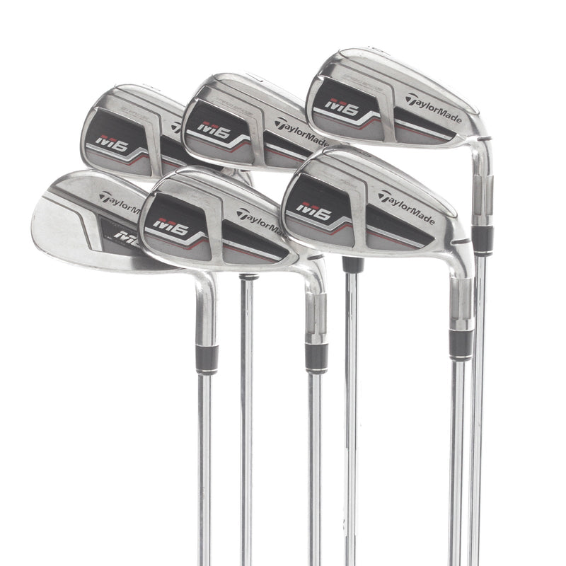TaylorMade M6 Steel Mens Right Hand Irons 6-SW Regular - KBS Max 85