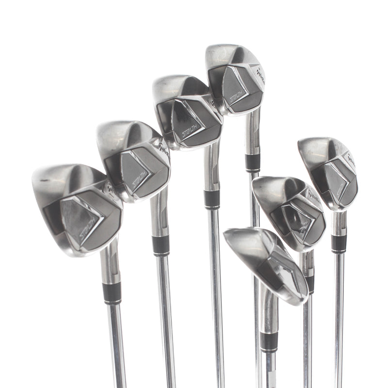 TaylorMade Stealth Steel Mens Right Hand Irons 5-SW Stiff - KBS Max MT 85