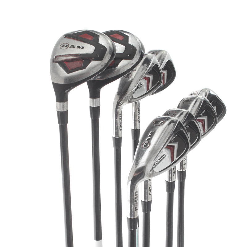 Ram Accubar Graphite Mens Left Hand Irons 4-PW Regular - RAM Powerstick