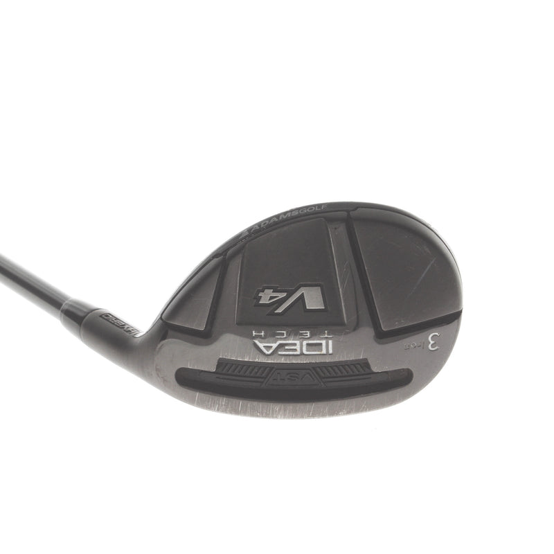Adams Idea Tech V4 Graphite Mens Right Hand 3 Hybrid 19* Regular - Mitsubishi Rayon Bassara 60