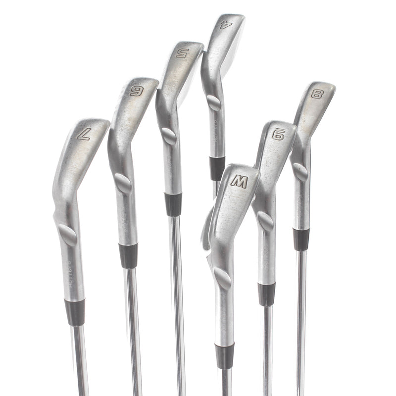 Ping i210 Steel Mens Right Hand Irons 4-PW Black Dot Stiff - Project X LZ 6.0 120g