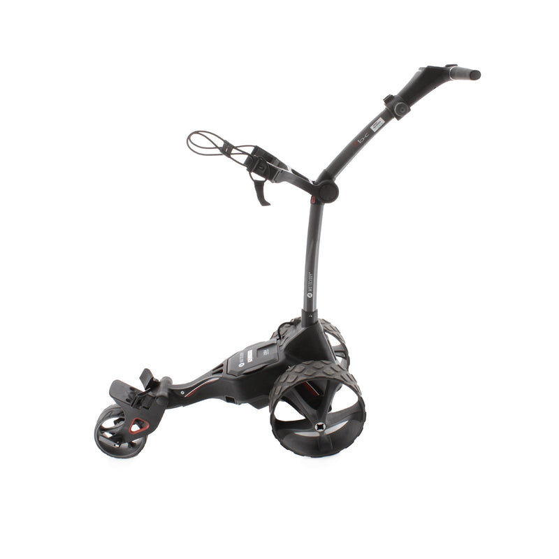 Motocaddy M1 DHC 3-Wheel Electric Trolley 18 Hole Lithium - Black Red