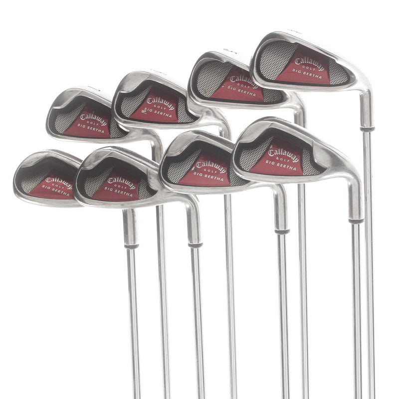 Callaway Big Bertha 2008 Steel Mens Right Hand Irons 4-SW Uniflex - Callaway