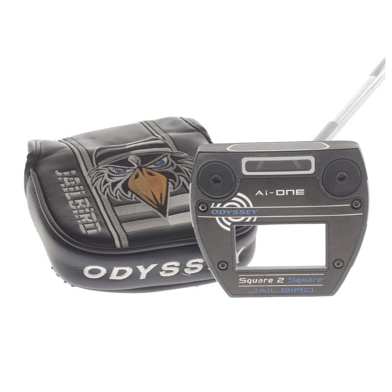 Odyssey Ai-One Square 2 Square Jailbird Steel Mens Right Hand Putter -