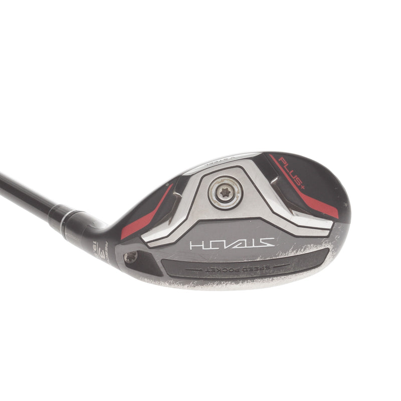 TaylorMade Stealth Plus Graphite Mens Right Hand 3 Hybrid 19.5* Stiff - Hzrdus Smoke Red RDX 6.0 80g
