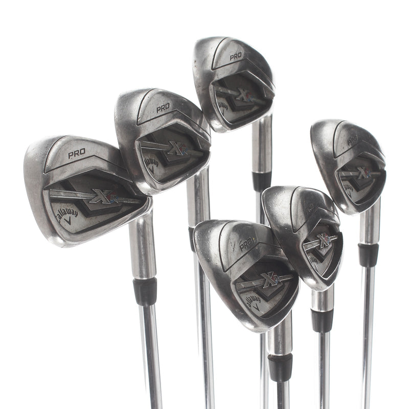 Callaway XR Pro Steel Mens Right Hand Irons 5-PW Regular - True Temper Speedstep 80