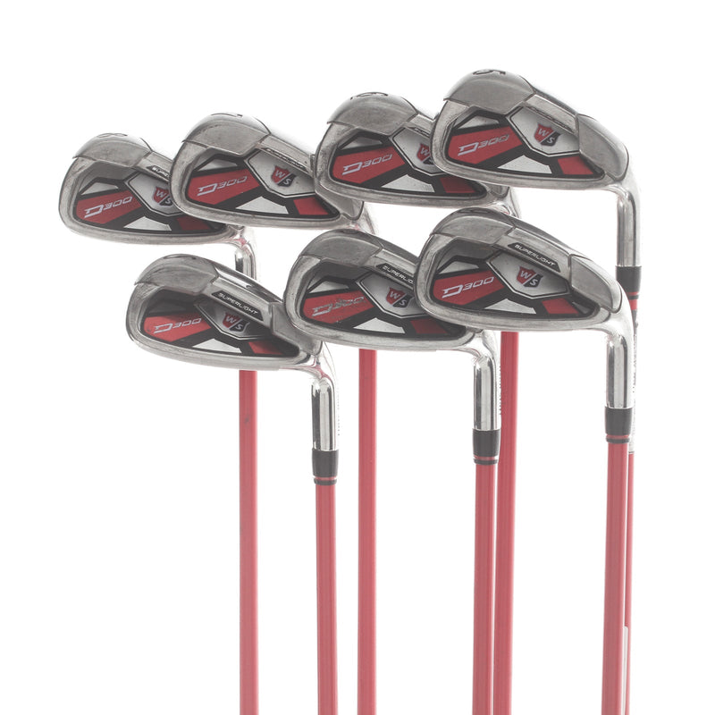 Wilson Staff D300 Graphite Mens Right Hand Irons 5-SW Regular - D300 Superlight