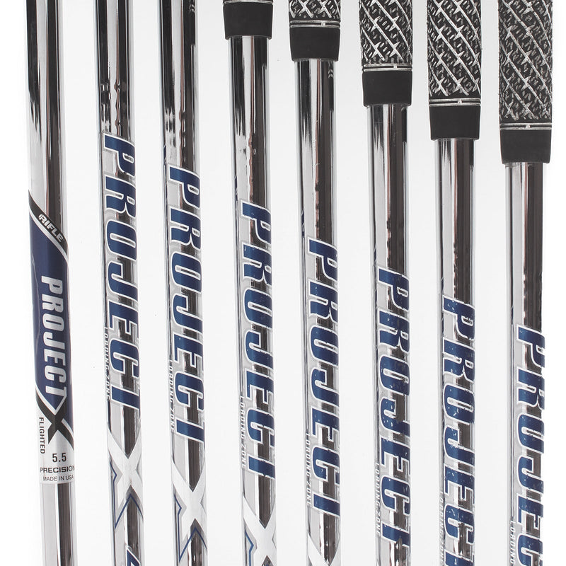 Ping i500 Forged Steel Mens Right Hand Irons 3-PW White Dot 3* Upright Regular - Project X LZ 5.5 115g