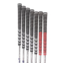 Ping G Series Steel Mens Right Hand Irons 6-SW+UW Orange Dot 2* Flat Regular - Ping AWT 2.0