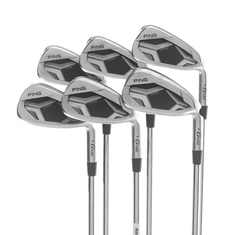 Ping G430 Steel Mens Right Hand Irons 5-PW 2* Flat Stiff - Ping AWT 2.0