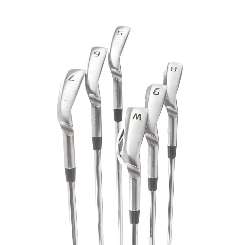 Ping G430 Steel Mens Right Hand Irons 5-PW 2* Flat Stiff - Ping AWT 2.0