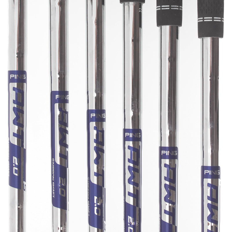 Ping G430 Steel Mens Right Hand Irons 5-PW 2* Flat Stiff - Ping AWT 2.0