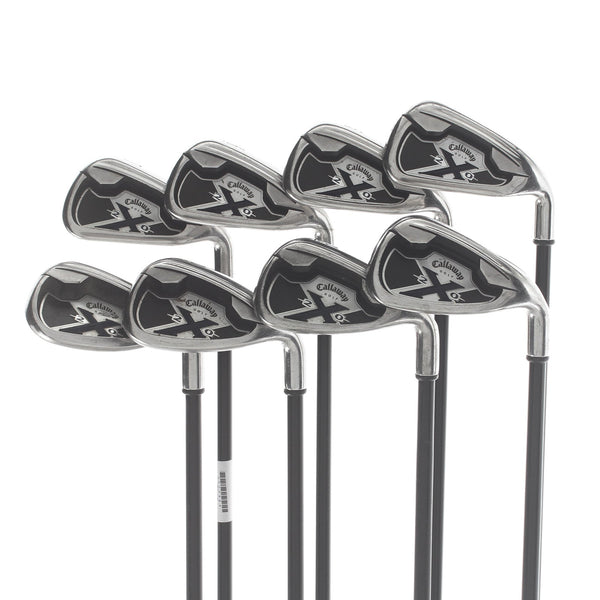 Callaway X-20 Graphite Mens Right Hand Irons 4-SW Regular - Callaway 75g