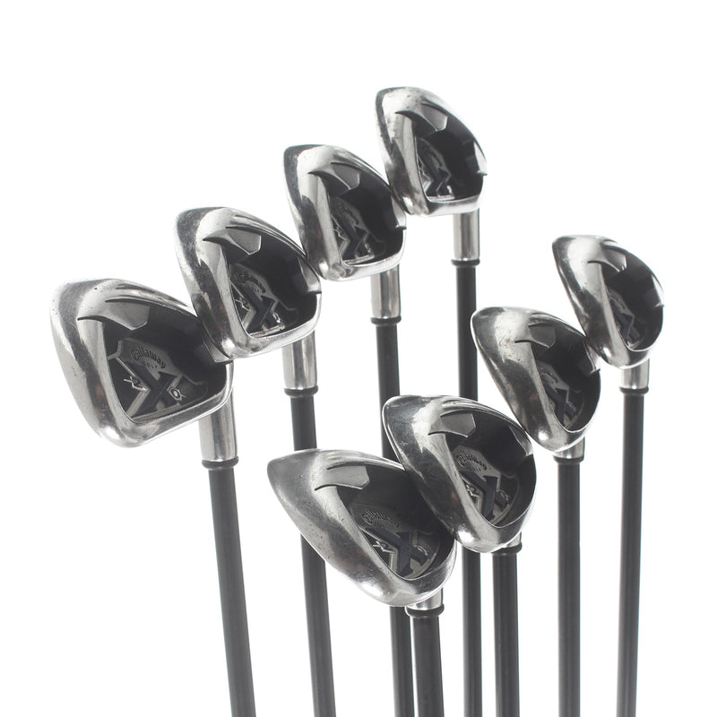 Callaway X-20 Graphite Mens Right Hand Irons 4-SW Regular - Callaway 75g