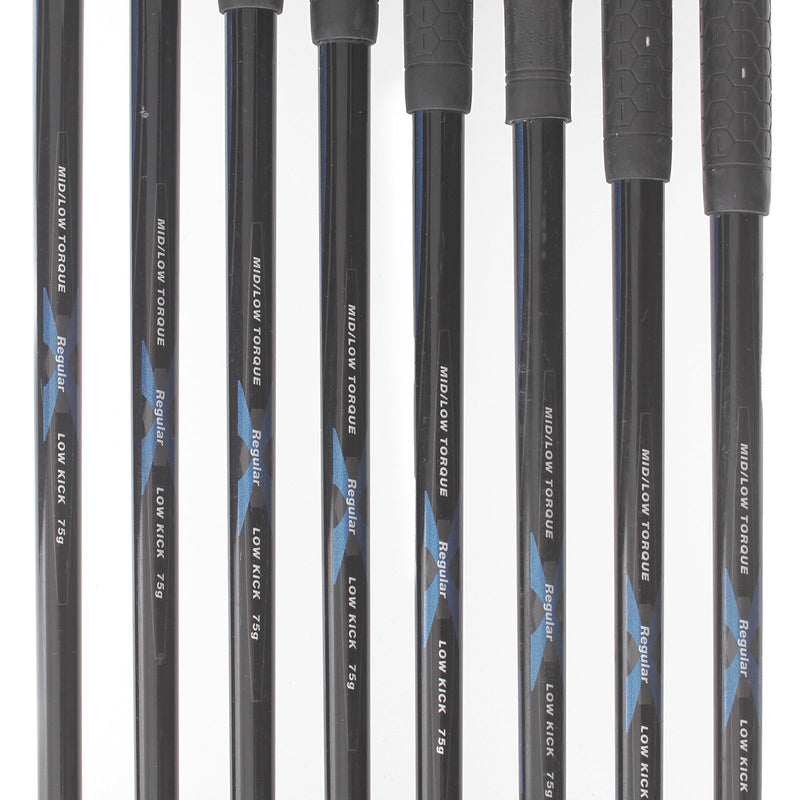 Callaway X-20 Graphite Mens Right Hand Irons 4-SW Regular - Callaway 75g