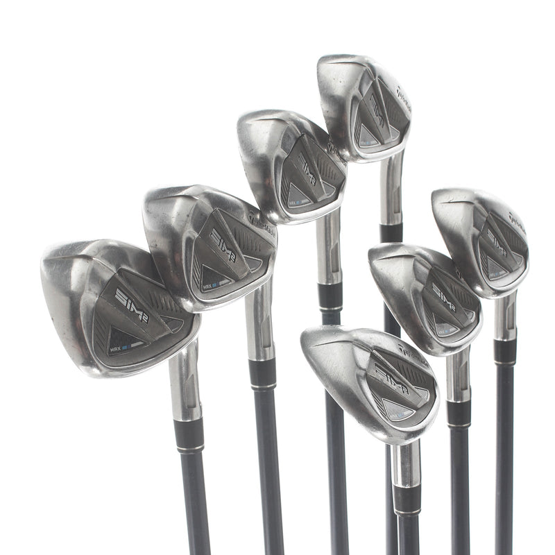 TaylorMade Sim2 Max Graphite Mens Right Hand Irons 5-SW Regular - Ventus Blue 6-R