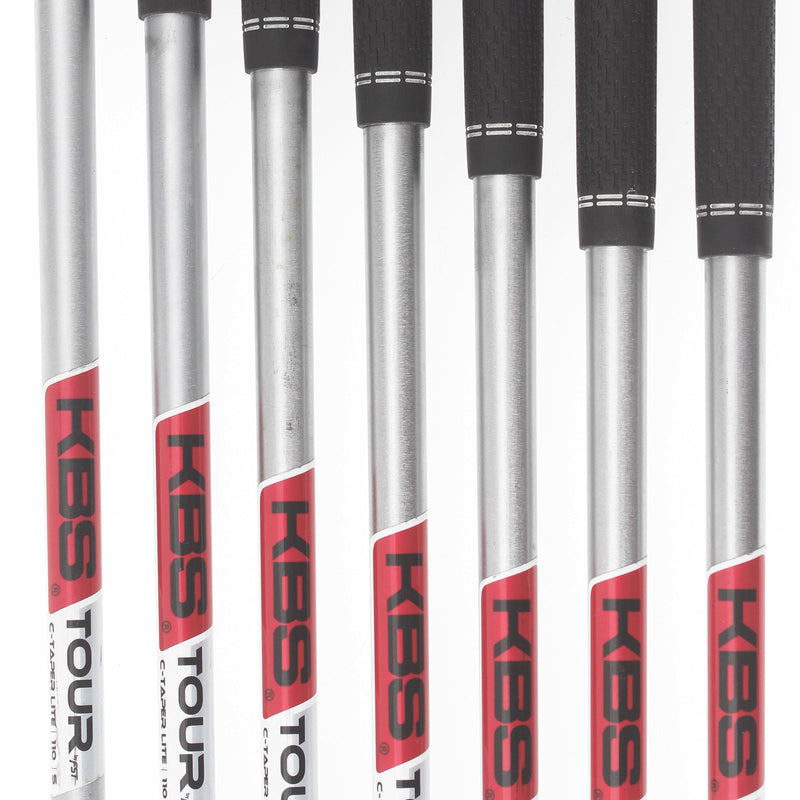 Mizuno JPX 921 Hot Metal Steel Mens Right Hand Irons 5-GW Stiff - KBS Tour C-Taper Lite 110